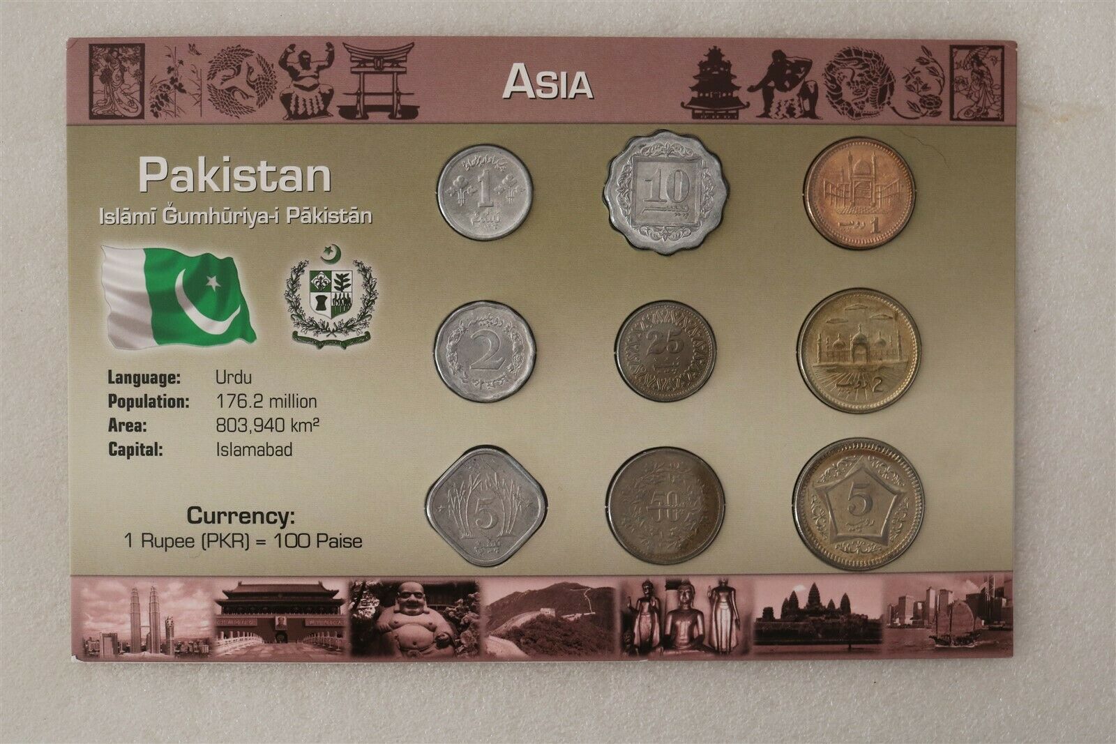 Pakistan Coin Set With Coa B38 #20